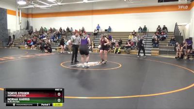 185-195 lbs Round 4 - Torye Steger, Western Dubuque vs Norah Harris, Burlington