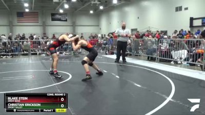 150 lbs Cons. Round 2 - Christian Erickson, Smoky Valley vs Blake Stein, Great Bend