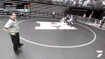 5A 110 lbs Cons. Round 1 - Sophie Weber, Salem Hills vs Kennady Wood, Box Elder