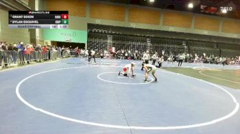 106 lbs Quarterfinal - Grant Dixon, Oakdale vs Dylan Esquivel, El Dorado