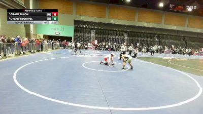 106 lbs Quarterfinal - Grant Dixon, Oakdale vs Dylan Esquivel, El Dorado