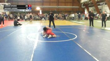 106A lbs Quarterfinal - Lawson Sparks, Spire Academy vs Anthony Lopera, Kd