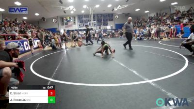 49 lbs Rr Rnd 3 - Caden Sloan, Morrison Takedown Club vs Jose Rosas Jr., OKC Saints Wrestling