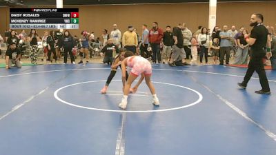 83.4-86.7 lbs Champ. Round 1 - McKenzy Ramirez, Vici Wrestling Club vs Daisy Rosales, Silverback Wrestling Fort Worth