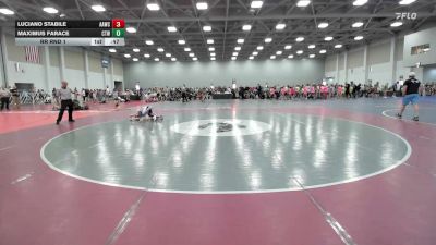 90 lbs Rr Rnd 1 - Luciano Stabile, All American Wrestling Club Red - EL vs Maximus Farace, CTWHALE Humpback - EL