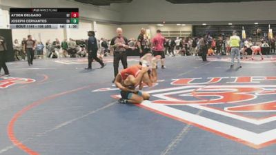 106 lbs Consi Of 32 #2 - Ayden Delgado, NY vs Joseph Cervantes, CA