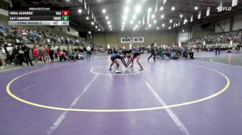 130 lbs Cons. Round 2 - Lily Lemons, Timberland vs Veda Alvarez, Tonganoxie