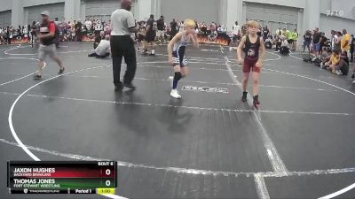 80 lbs Quarterfinal - Thomas Jones, Fort Stewart Wrestling vs Jaxon Hughes, Backyard Brawlers