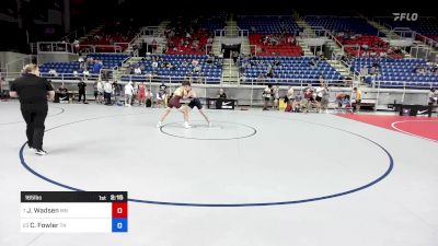 165 lbs Rnd Of 16 - Jarrett Wadsen, MN vs Cy Fowler, TN