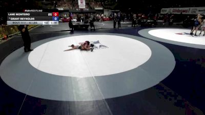 92 lbs Cons. Round 2 - Lane Monteiro, Origin Training Center vs Grant Reynolds