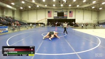 185 lbs Semifinal - Doris Baker, North Tonawanda vs Lilly Sorenson, Homer