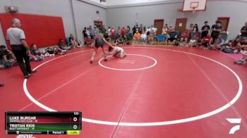 133 lbs Round 4 (6 Team) - Tristan Rios, Built Different vs Luke Burgar, Spartan Mat Club