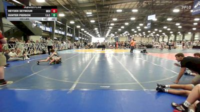 100 lbs Rr Rnd 3 - Heyden Seymour, Micky's Maniacs Blue vs Hunter Pierson, Elite Athletic Club Bad Boys