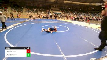 80 lbs Rr Rnd 2 - Lane Collett, Checotah Matcats vs Landry Walters, Duncan Demon Wrestling