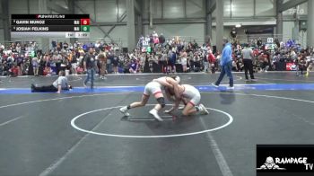 113 lbs Semifinal - Gavin Munoz, Maize vs Josiah Felkins, Maize