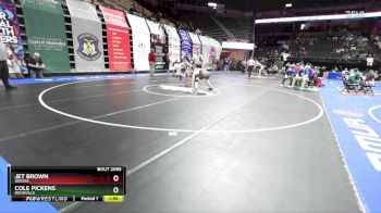 144 Class 2 lbs Champ. Round 1 - Jet Brown, Odessa vs Cole Pickens, Boonville