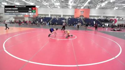 149 lbs Cons. Round 6 - Donovan Rail, Oswego State vs Hayden Haber, Williams College