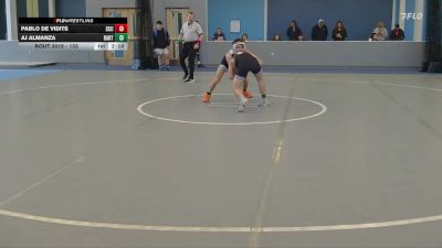 133 lbs Champ. Round 1 - Pablo De Vidits, Southeast Community College vs Aj Almanza, Barton