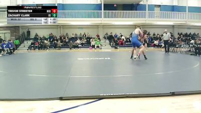 174 lbs Round 2 (8 Team) - Trevor Streeter, Muskegon Community College vs Zachary Clark, Bryant Stratton