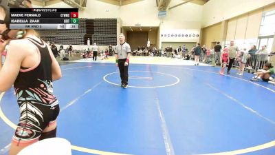 65 lbs Rr Rnd 5 - Riley Atkinson, CT Whale Orca vs Peyton Quinn, Grit Mat Club Girls