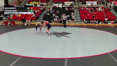 165 lbs Quarterfinal - Gage Murphy, SIU Edwardsville vs Jackson Jones, Quincy