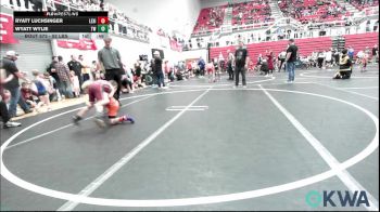 52 lbs Semifinal - Ryatt Luchsinger, Lexington Wrestling Club vs Wyatt Wylie, Tuttle Wrestling
