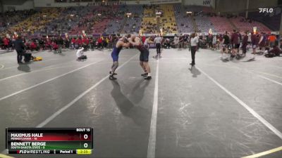 184 lbs Quarters & 1st Wb (16 Team) - Maximus Hale, Pennsylvania vs Bennett Berge, South Dakota State