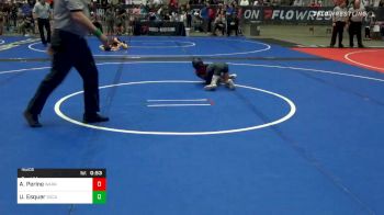 46 lbs Prelims - Austin Perine, Warrior WC vs Uriah Warrior Esquer, Socal Grappling Club