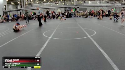 84 lbs Round 2 (4 Team) - Smallz Koert, Iron Horse vs Kasey Kennedy, Grit Mat Club