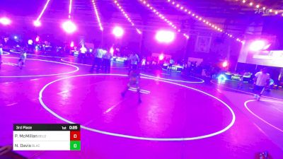 62 lbs 3rd Place - Piper McMillan, Beloit WC vs Nisaiah Davis, Black Fox Wrestling Academy