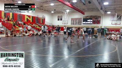 High School - 188 lbs Finals (8 Team) - Justin Bullock, Mount Olive vs Michael Zamora, Easton (PA)