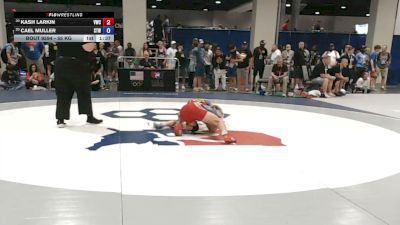 55 kg Cons. Rd Of 16 - Kash Larkin, Valiant Wrestling Club vs Cael Muller, Steller Trained Wrestling