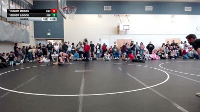157 lbs Semis - Isaiah Meras, Idaho Gold Wrestling Club vs Brody Loock, Raft River Wrestling