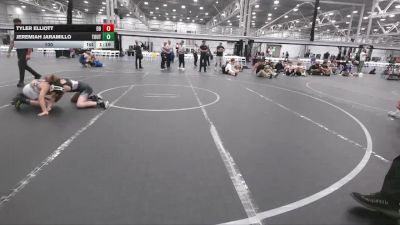 100 lbs Round 9 (10 Team) - Jeremiah Jaramillo, The Outsiders vs Tyler Elliott, Dayton Bandits