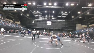 125 lbs Cons. Round 4 - Conner Hueck, St. Thomas University vs Geno Cardenas, Missouri Baptist University