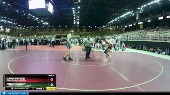 160 lbs Champ. Round 1 - Gavin Patton, First Baptist (Naples) vs Aidan Dooley, Lakeway Christian Academy