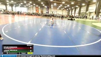 56 lbs Rd# 6- 9:00am Saturday Final Pool - Kyler Robinson, No Escape W.A. vs Logan Vallalla, PA Blue