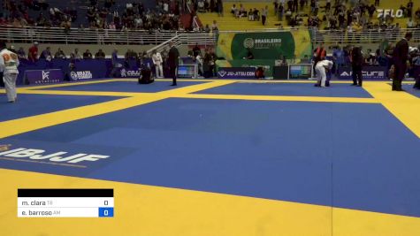 Maria Clara vs Eduarda Barroso 2023 Brasileiro Jiu-Jitsu IBJJF