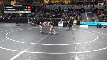 110 lbs Champ. Round 1 - Kate Cooper, Lindenwood University vs Olivia Guy, Ursinus