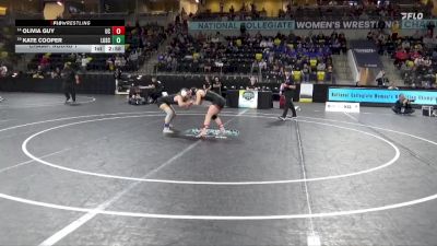 110 lbs Champ. Round 1 - Kate Cooper, Lindenwood University vs Olivia Guy, Ursinus