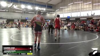 182 lbs Semis & 3rd Wb (16 Team) - Jackson Davis, Short Time WC vs Cooper Cook, Backyard Brawlers