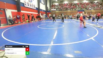 165 lbs Quarterfinal - Brendan Bell, Fort Gibson vs Rhys Novosad, Bixby HS Boys
