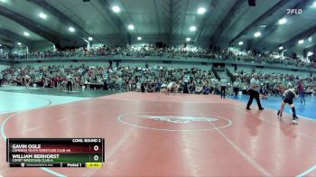 95 lbs Cons. Round 2 - William Berhorst, Comet Wrestling Club-A&nbsp; vs Gavin Ogle, Cameron Youth Wrestling Club-AA