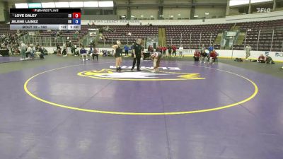 160 lbs Champ. Round 1 - Love Daley, Sacred Heart vs Jelene Lainez, Bridgeport