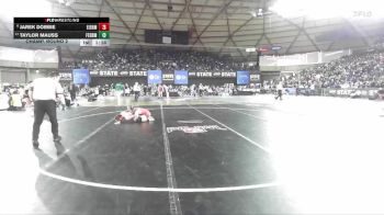 Boys 4A 132 lbs Champ. Round 2 - Taylor Mauss, Ferris vs Jarek Dobbie, Eisenhower