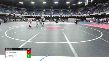 101 lbs Semifinal - Dominic Pasquale, IC Catholic Prep vs Jack Koenig, St. Patrick