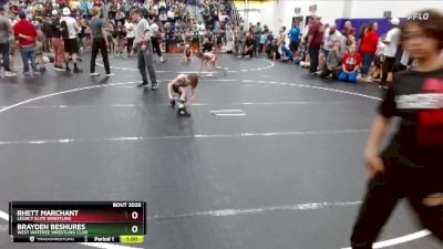 58 lbs Round 1 - Rhett Marchant, Legacy Elite Wrestling vs Brayden Beshures, West Wateree Wrestling Club