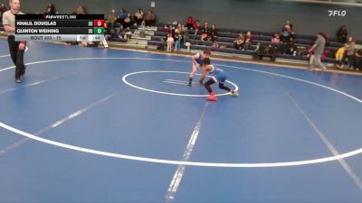 75 lbs 2nd Place Match - Quinton Weihing, Sherman Challengers vs Khalil Douglas, Sherman Challengers