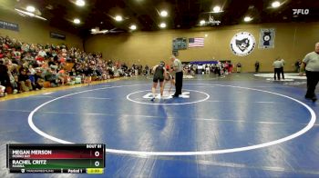 135 lbs Quarterfinal - Rachel Critz, Marina vs Megan Merson, Morro Bay