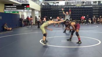 125 lbs Cons. Round 5 - Nathan Kaiser, Lemoore College vs Chris Sautter, Victor Valley College